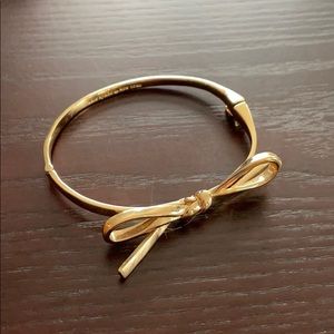 Kate Spade gold bow bracelet